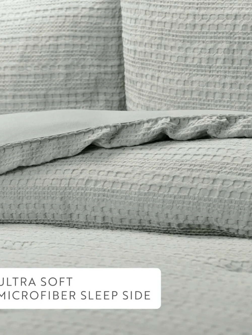 IENJOY Home Collection textured waffle comforter Full/Queen